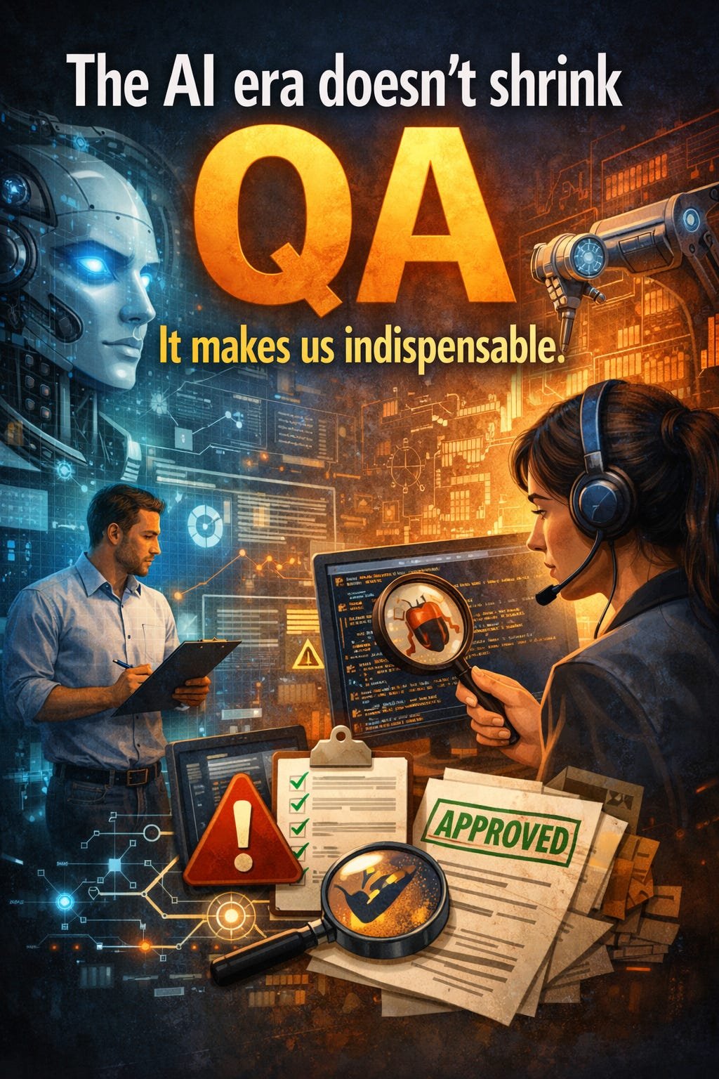 The AI era doesn't shrink QA. It makes us indispensable.