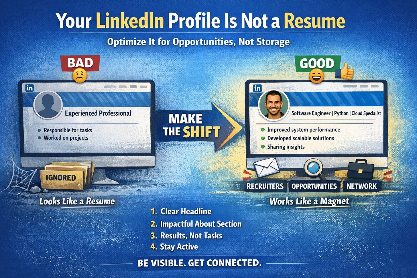 Your LinkedIn Profile Is Not a Resume